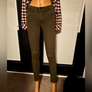 Articles of society dark green cut off skinny jeans